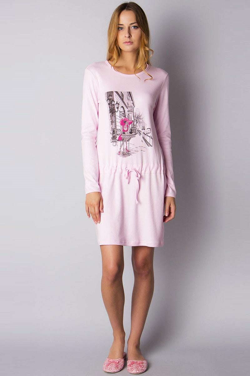 Платье домашнее Ogham 1445 Кафе S Rosa (ZIK0000008714)