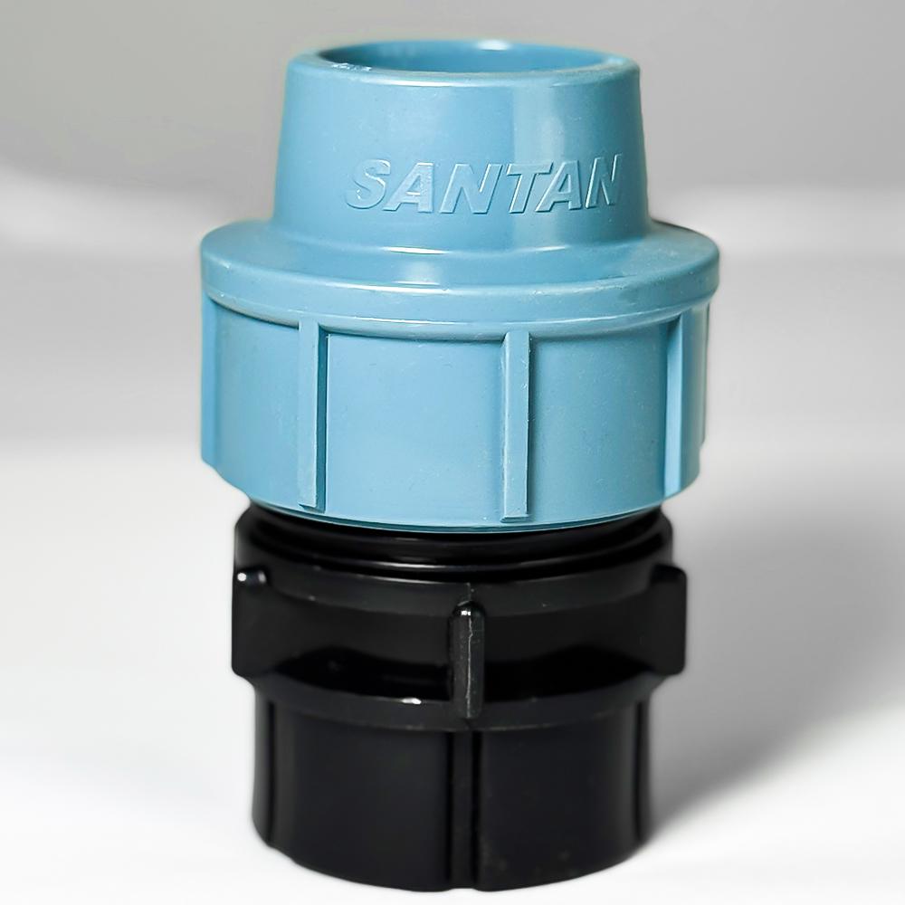 Муфта зажимная SANTAN с внутренней резьбой 40 мм х 1 1/2" (324150) - фото 2 Муфта зажимная SANTAN с внутренней резьбой 40 мм х 1 1/2" (324150) - фото 2