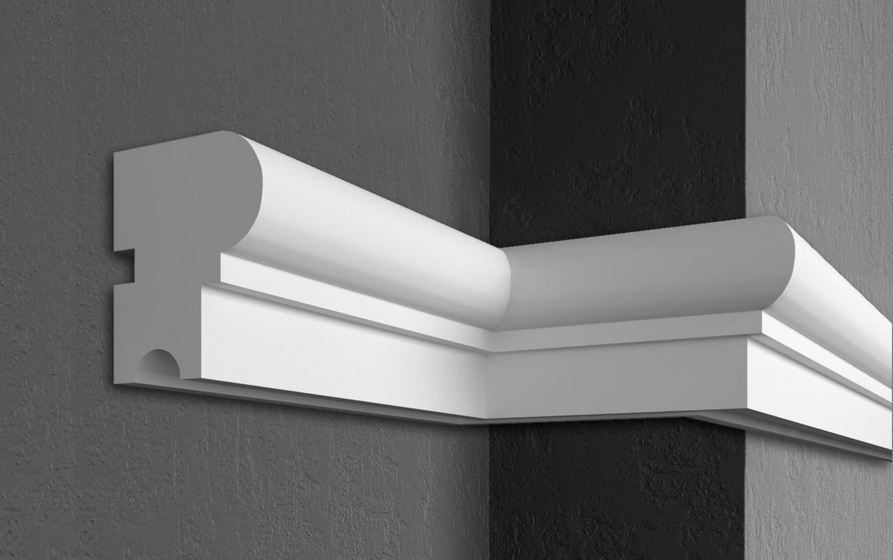 Карниз Prestige decor MC 102 без покрытия 75x60 мм 2000 мм (12370241)