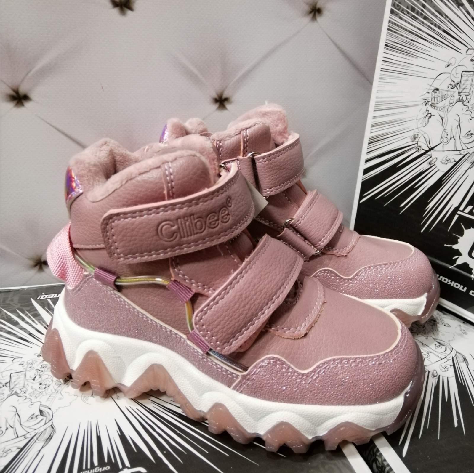 Черевики зимові для дівчинки Clibee р. 29 18,8 см Рожевий (267Н pink)