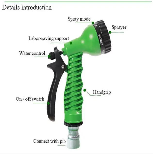 Шланг для поливу що розтягується X HOSE 100FT Steel 2063 30 м Зелений - фото 6 Шланг для поливу що розтягується X HOSE 100FT Steel 2063 30 м Зелений - фото 6