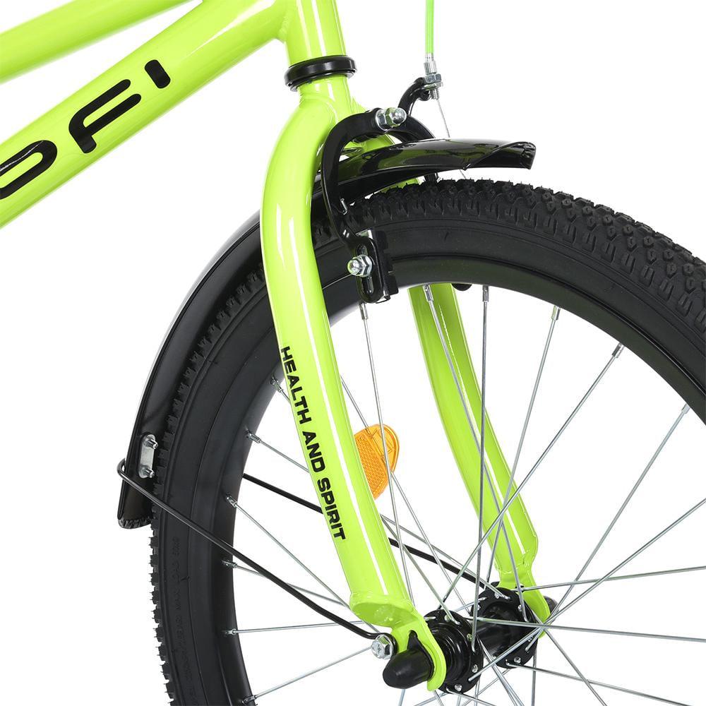 Дитячий велосипед PROF1 Prime 20" з багажником Салатовий - фото 4 Дитячий велосипед PROF1 Prime 20" з багажником Салатовий - фото 4