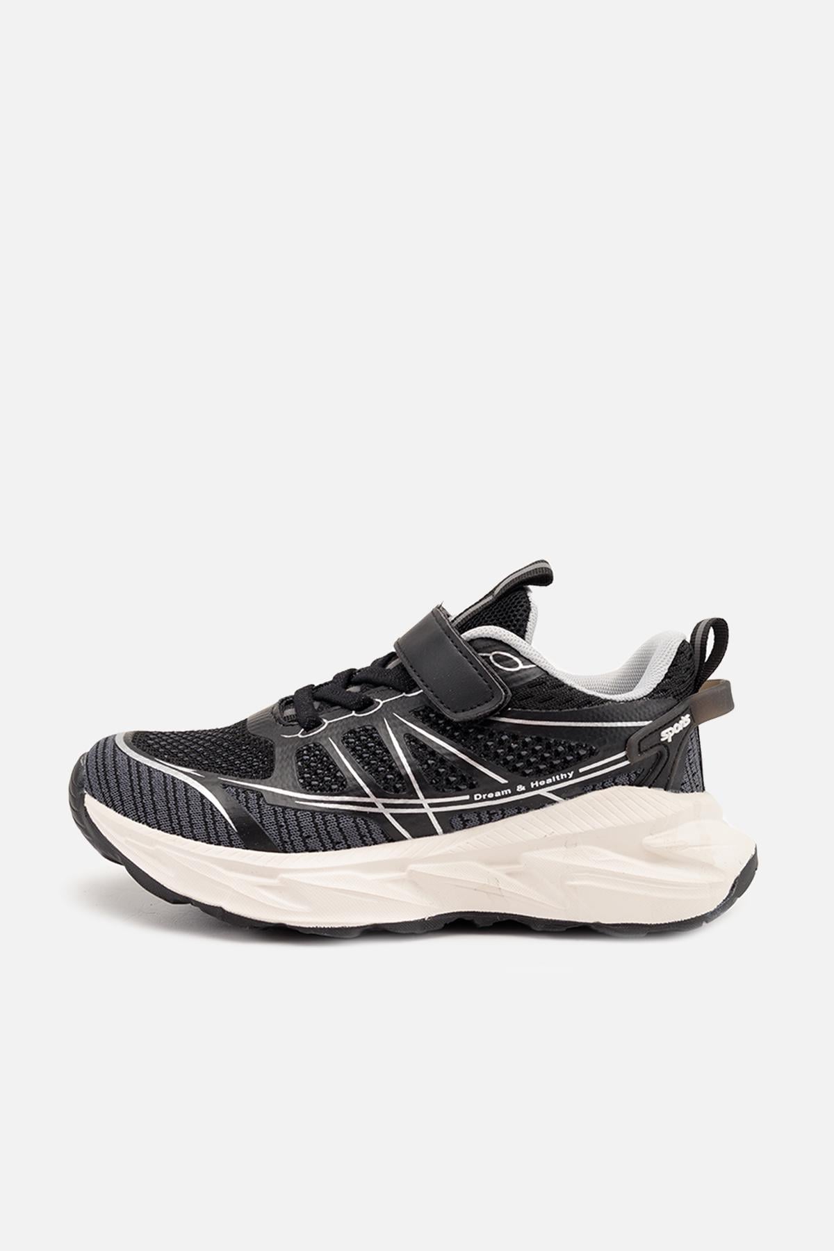 Кроссовки на платформе для мальчика цвет черный 27