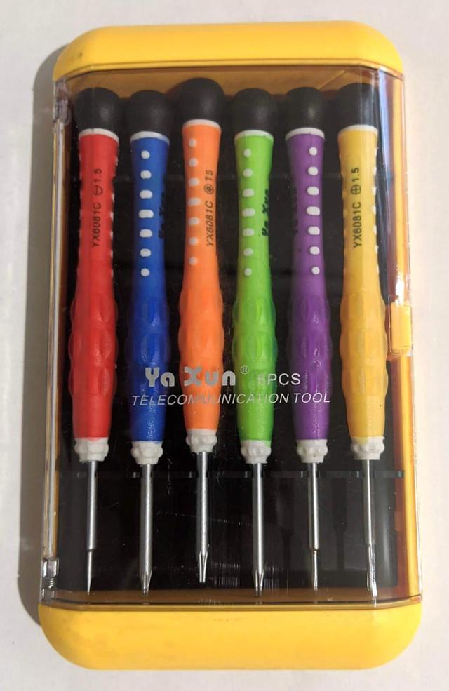 Набор отверток YaXun YX-6081 C 6pcs для ремонта телефона (000050728) - фото 4