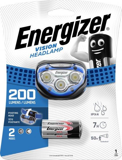 Лiхтар ENERGIZER Headlight Vision 3xAAA