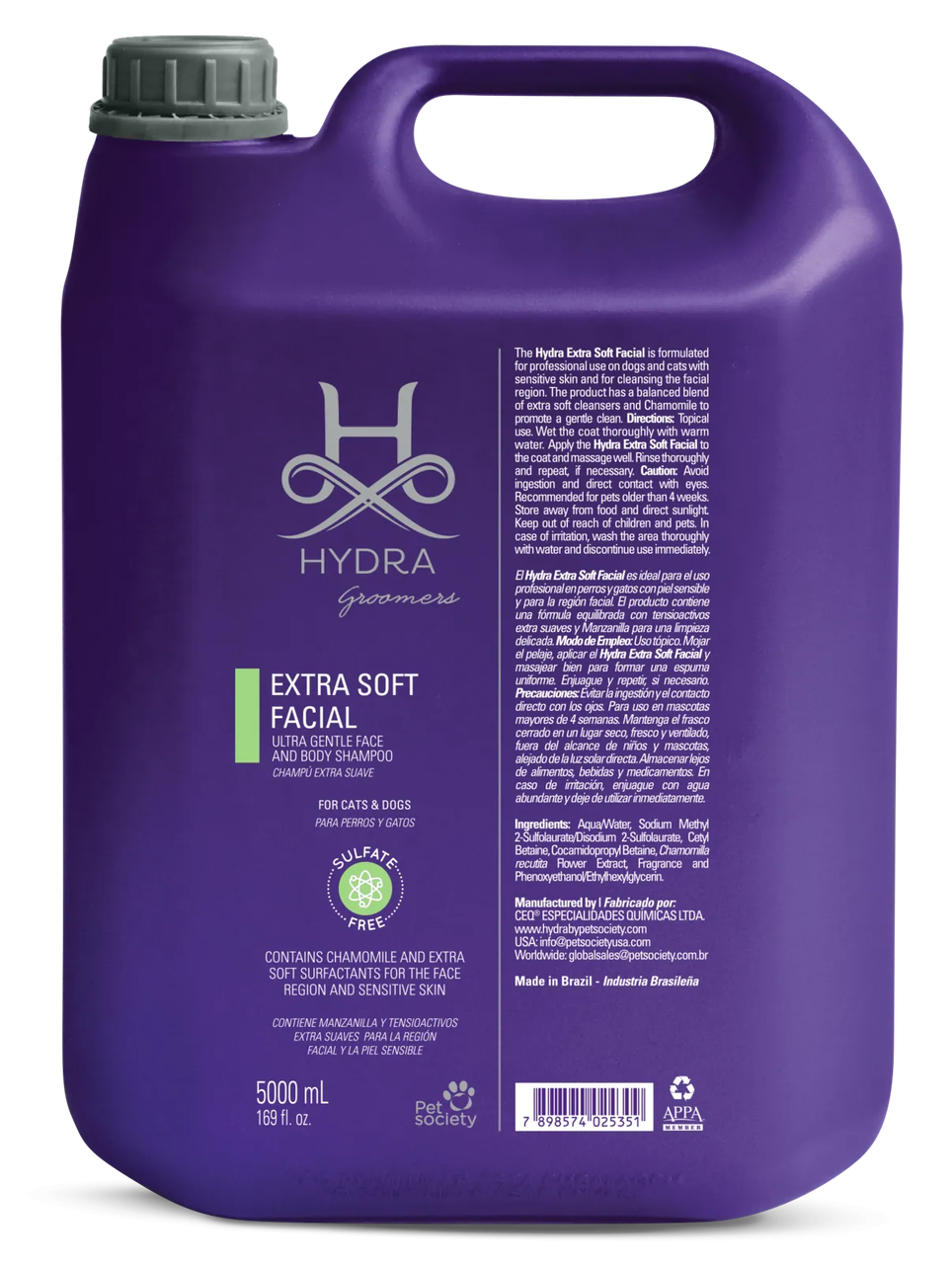 Шампунь для собак и кошек Hydra GROOMERS Extra Soft Ultra Gentle Shampoo 5 л (28436276)