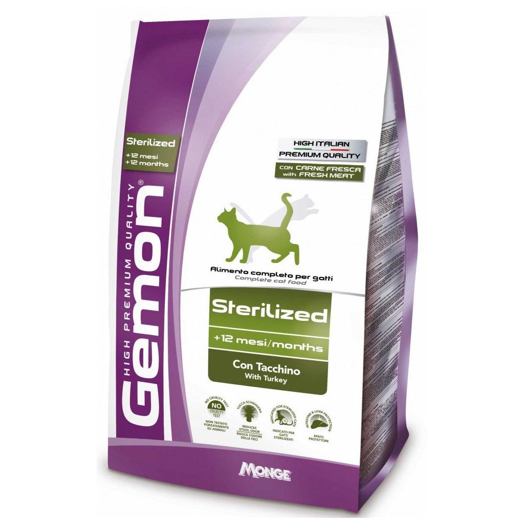 Корм сухой для кошек GEMON Cat Sterilized Turkey 20 кг (24390046) - фото 1
