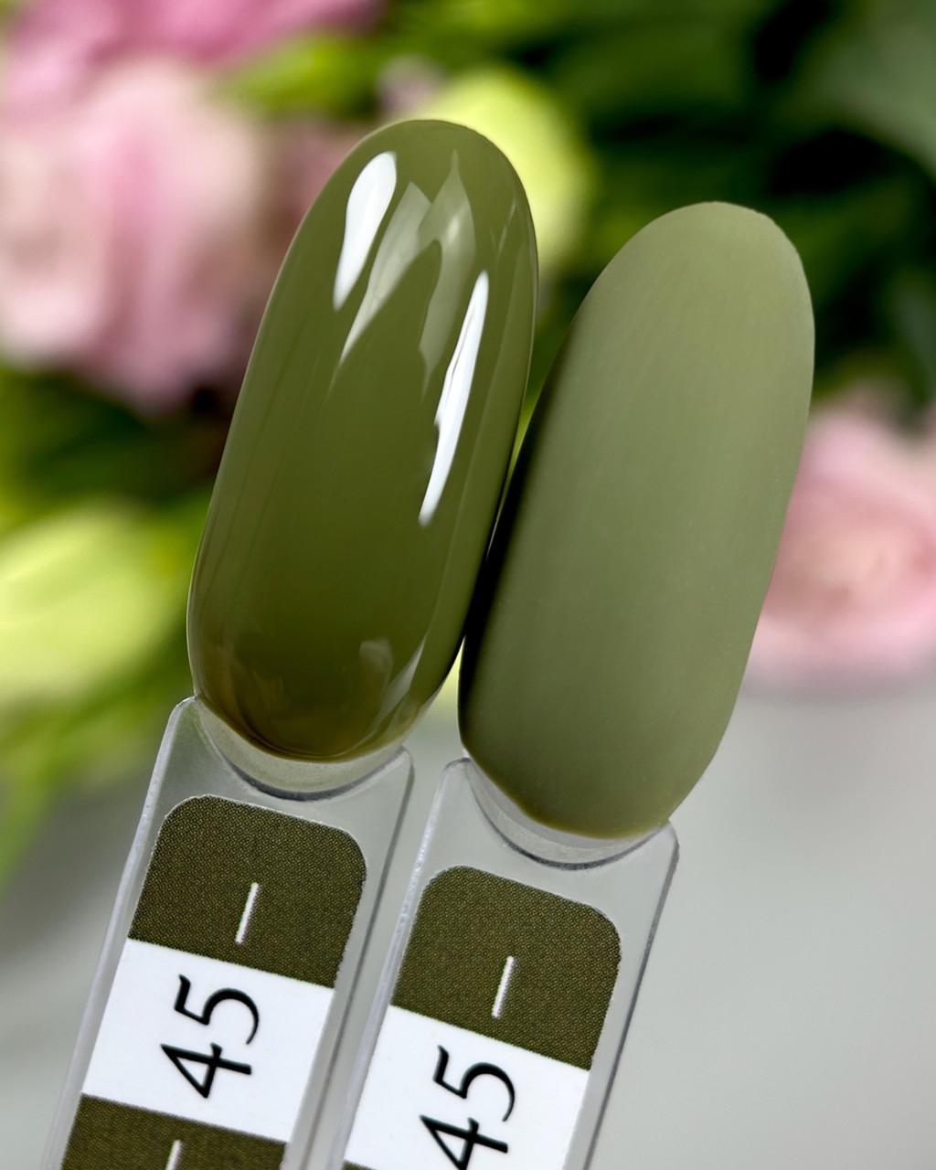 Гель-лак Crooz Gel Polish №45 8 мл Хаки