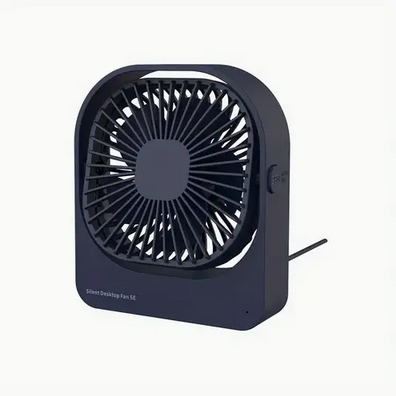 Вентилятор портативний від USB TT-01 3 швидкості Синій