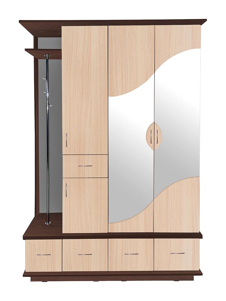 Прихожая МАКСИ-МЕбель Визион плюс Венге магия/Дуб молочный (9578)