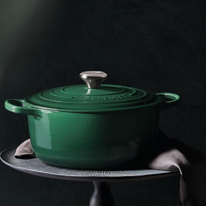 Кастрюля Le Creuset Evolution 5,3 л с крышкой Dark green (21177267954430) - фото 2