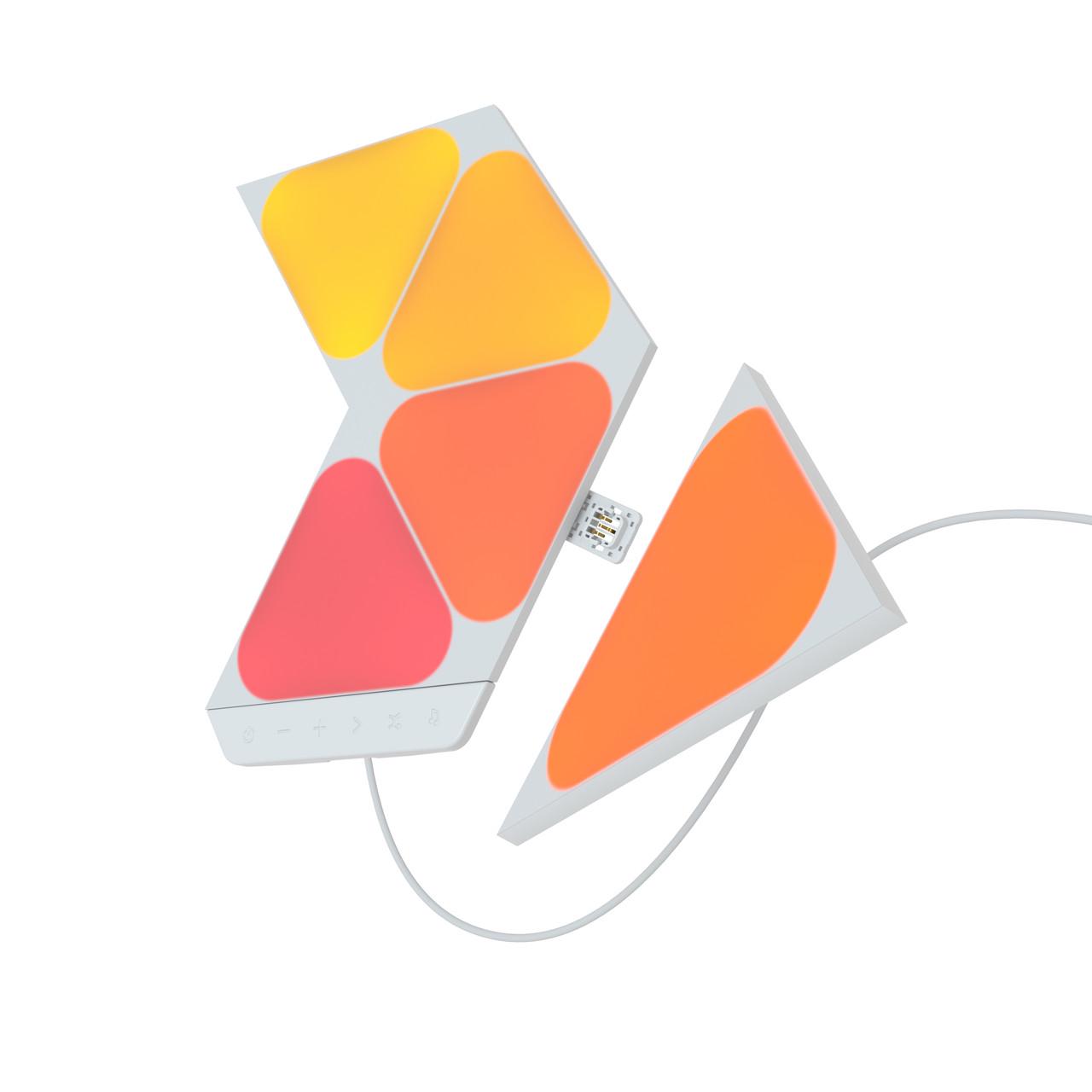 Розумна система освітлення Nanoleaf Shapes Mini Triangles Starter Kit Apple Homekit 5 шт. (1344796139) - фото 4