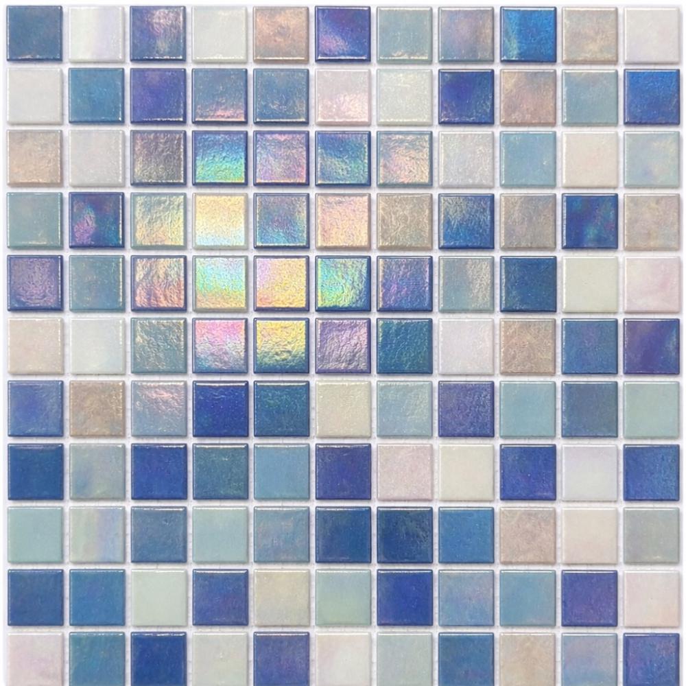 Мозаика стеклянная Mozaico de Lux V-MOS CH002 Vitreo Blue (004542)