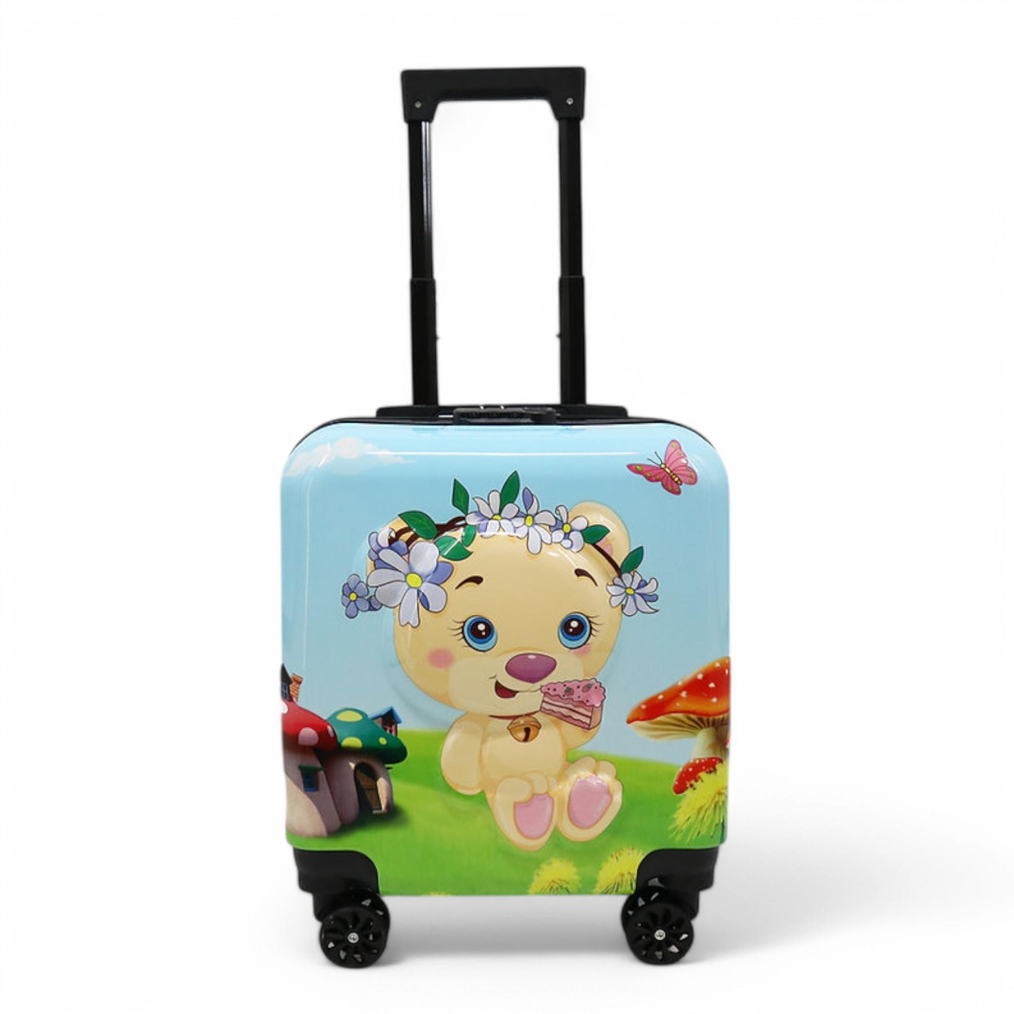 Валіза дитяча H&H Little Tiger ABS-пластик на 4 коліщатках з кодовим замком 35 л (S_D-19)