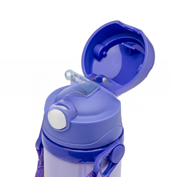 Термос поильник детский с трубочкой и ремешком Hedgehog 350 мл - фото 4 Термос поильник детский с трубочкой и ремешком Hedgehog 350 мл - фото 4