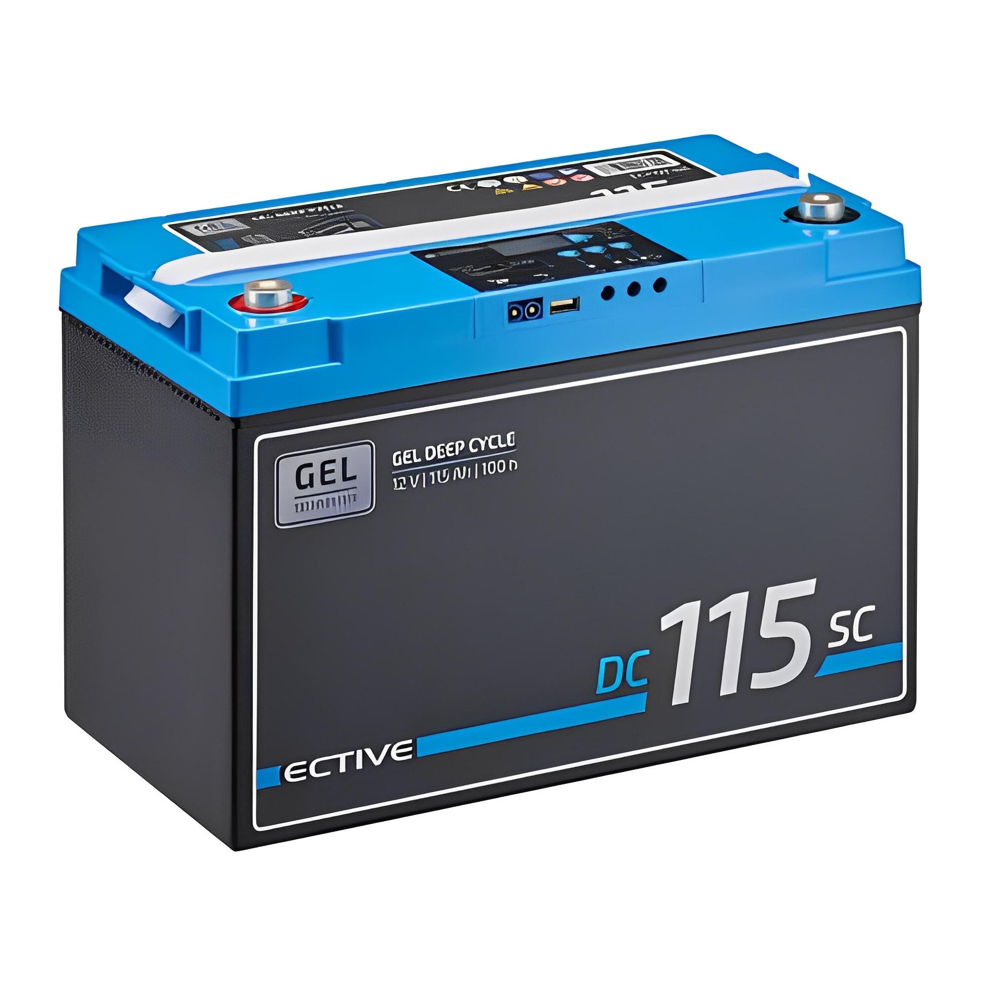 Аккумулятор гелевый ECTIVE DC 115SC GEL 12 В 115 А/ч с ШИМ-зарядным устройством