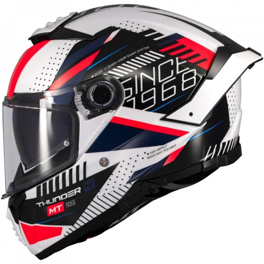 Мотошлем MT HELMETS Thunder 4 SV LUMINENCE A17 XL Gloss (47368)