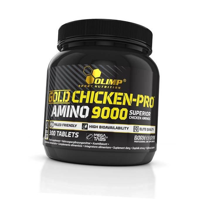 Аминокислотный комплекс Gold Chicken-Pro Amino 9000 300 таблеток (27283019)