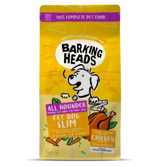Корм сухой для взрослых собак CHICKEN FAT DOG SLIM LIGHT с курицей 2 кг (24680695)