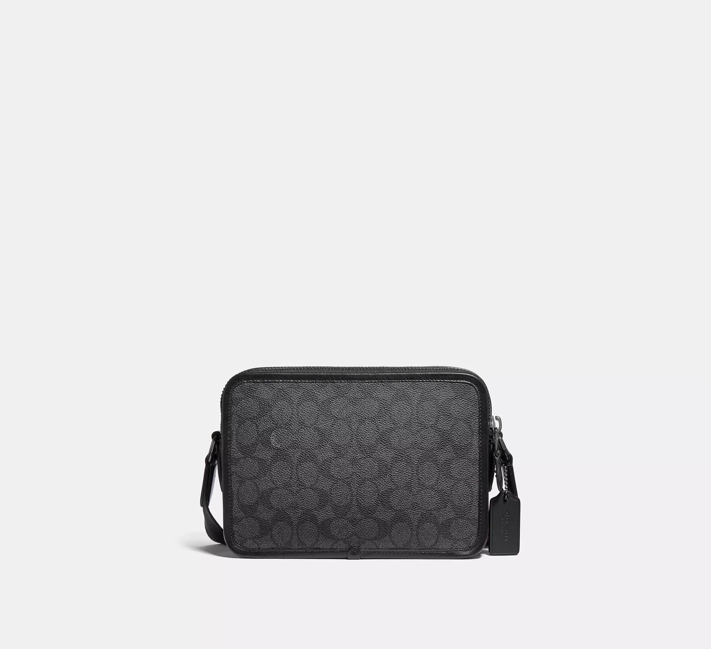 Сумка шкіряна Coach Charter Crossbody Bag 24 Black/Copper/Charcoal