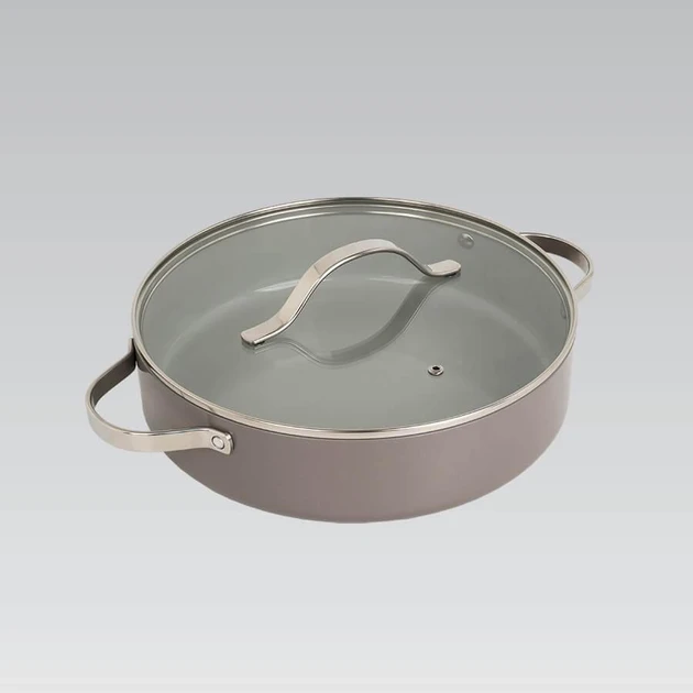 Кастрюля с крышкой Maestro MR-4009-28S алюминиевая с антипригарным покрытием 3,9 л 28 см (2550109986) Кастрюля с крышкой Maestro MR-4009-28S алюминиевая с антипригарным покрытием 3,9 л 28 см (2550109986)