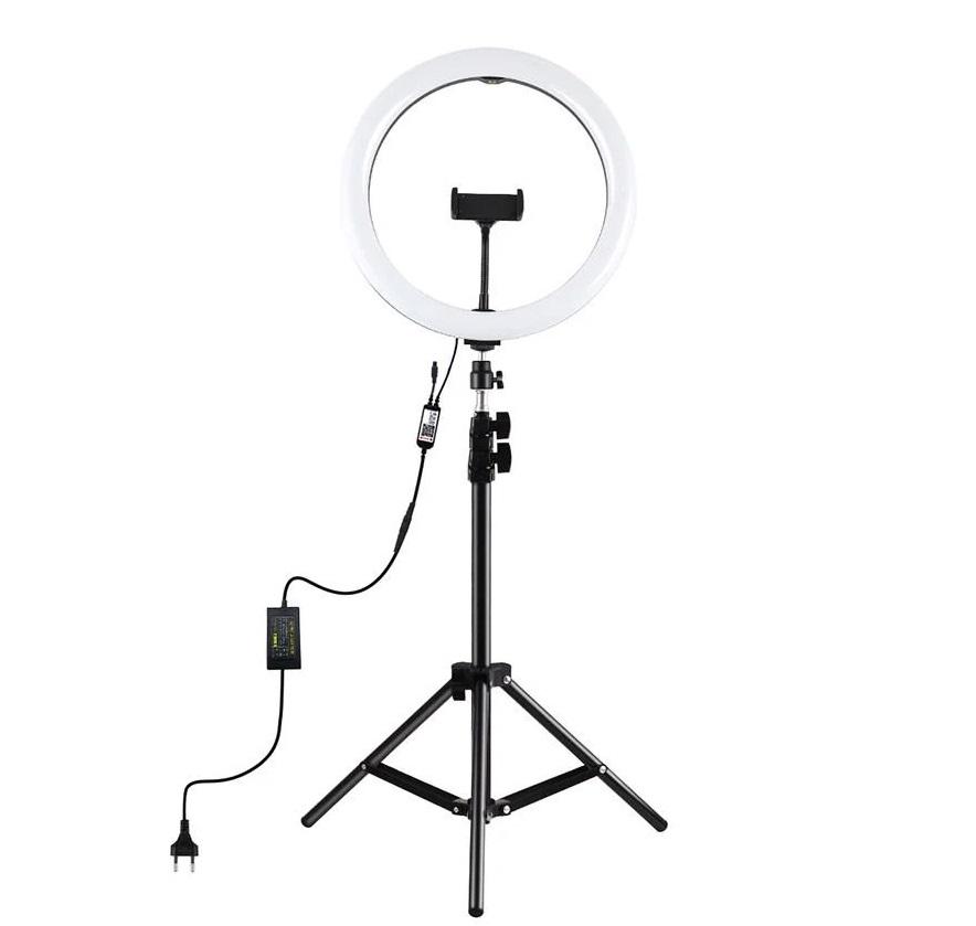 Кільцева LED лампа Puluz PKT3050EU 12" та штатив 1,1 м