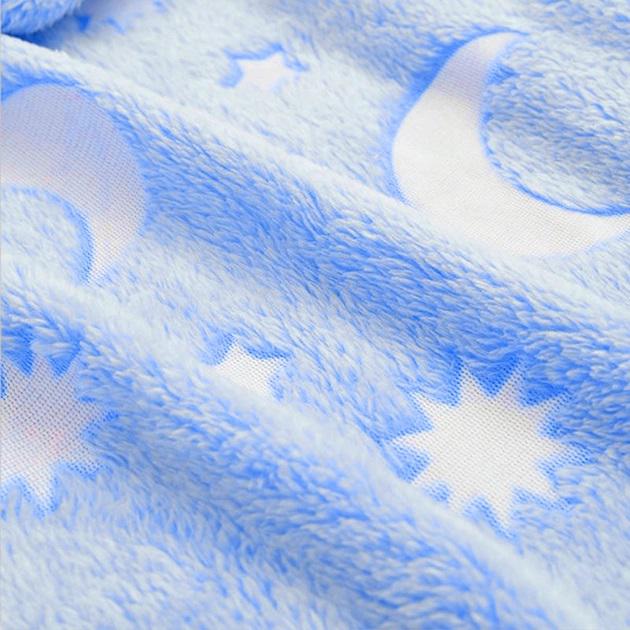 Плед плюшевий Blanket kids Magic Star 150х100 см Синій (ws75594-2) - фото 2 Плед плюшевий Blanket kids Magic Star 150х100 см Синій (ws75594-2) - фото 2