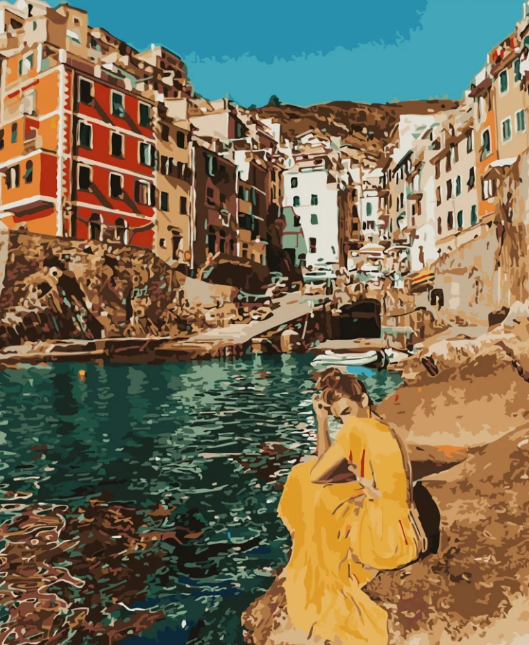 Картина по номерам Strateg Живописная бухта 40x50 см (GS448)