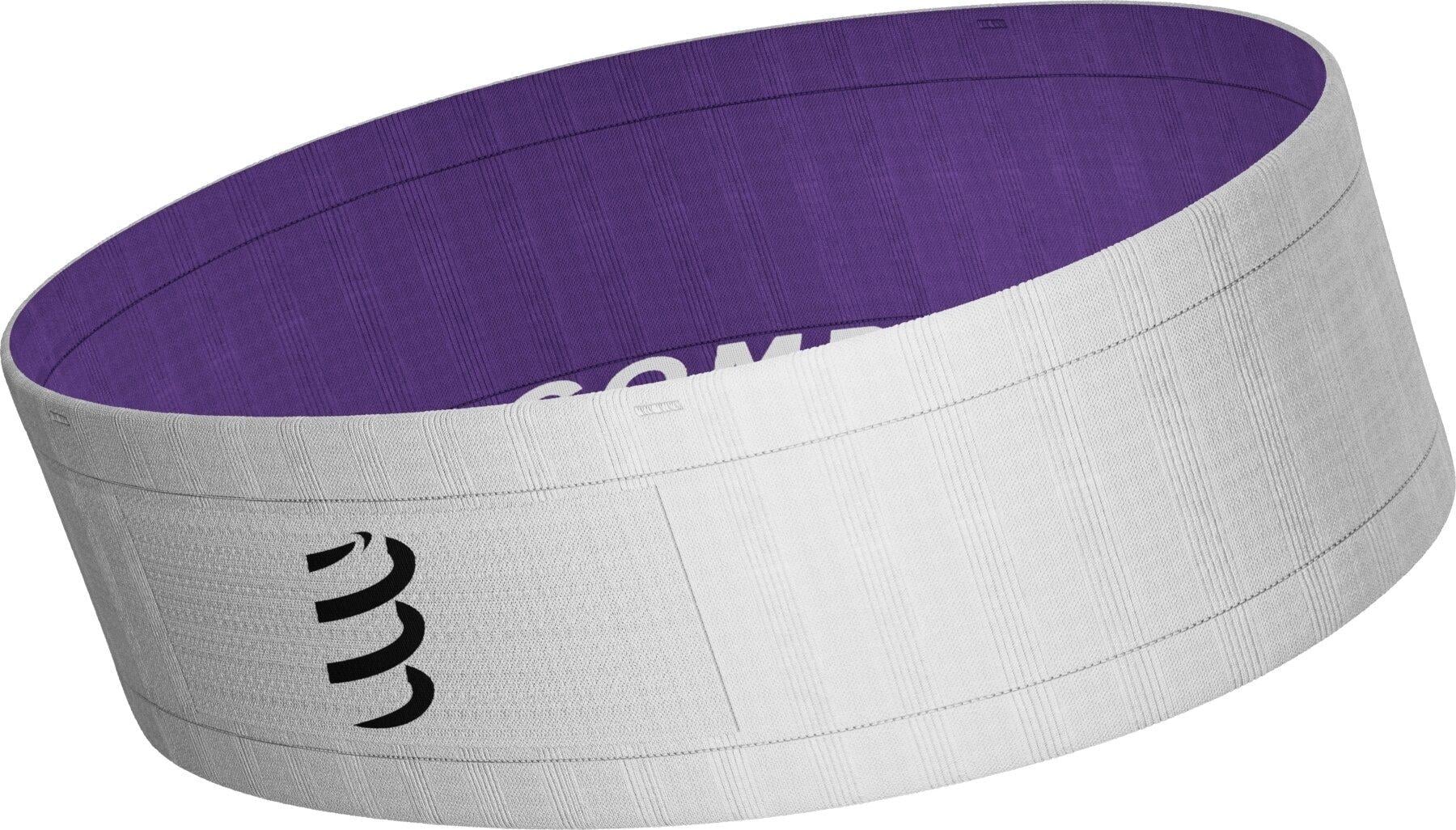 Пояс для бега Compressport Free Belt XS/S White/Royal Lilac (19100304)