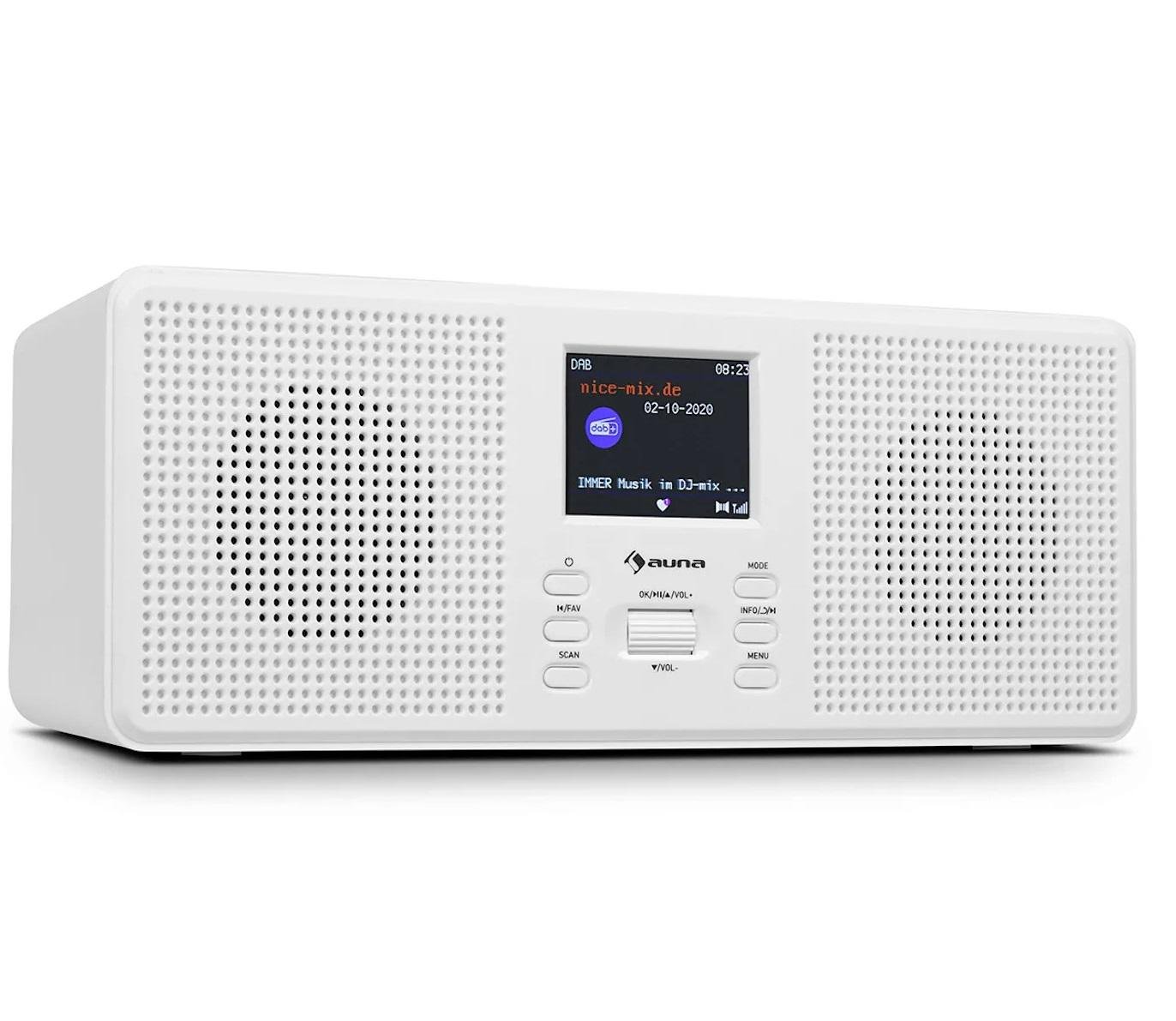 Стереосистема музыкальная Auna Commuter ST Bluetooth DAB+ FM радио с таймером будильником