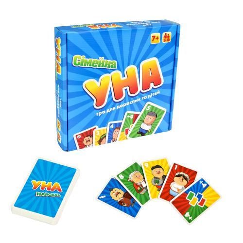 Настольная игра Strateg УНА Семейная 2в1 на украинском (30527)