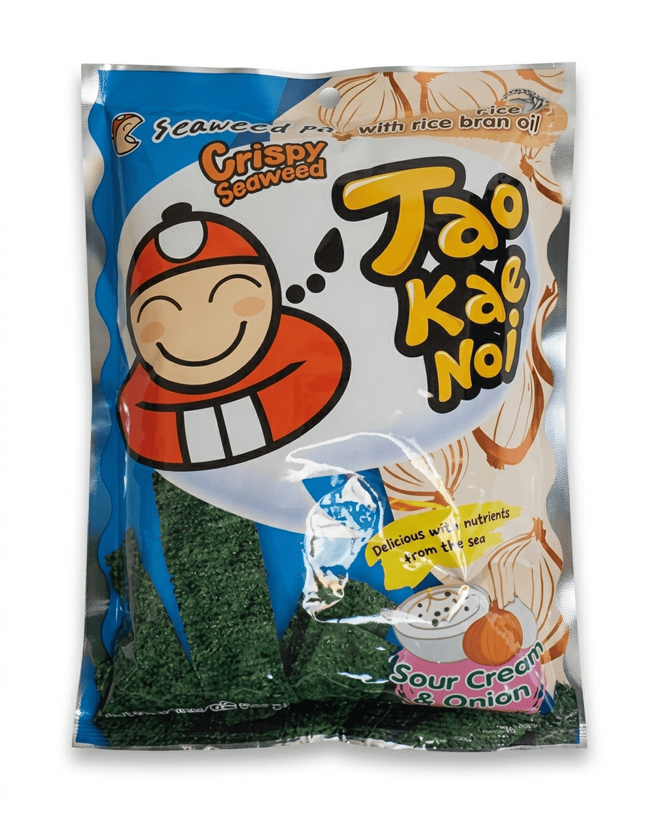 Чипсы Нори Tao Kae Noi Crispy Seaweed Sour Cream Onion 32 г (2990163302)