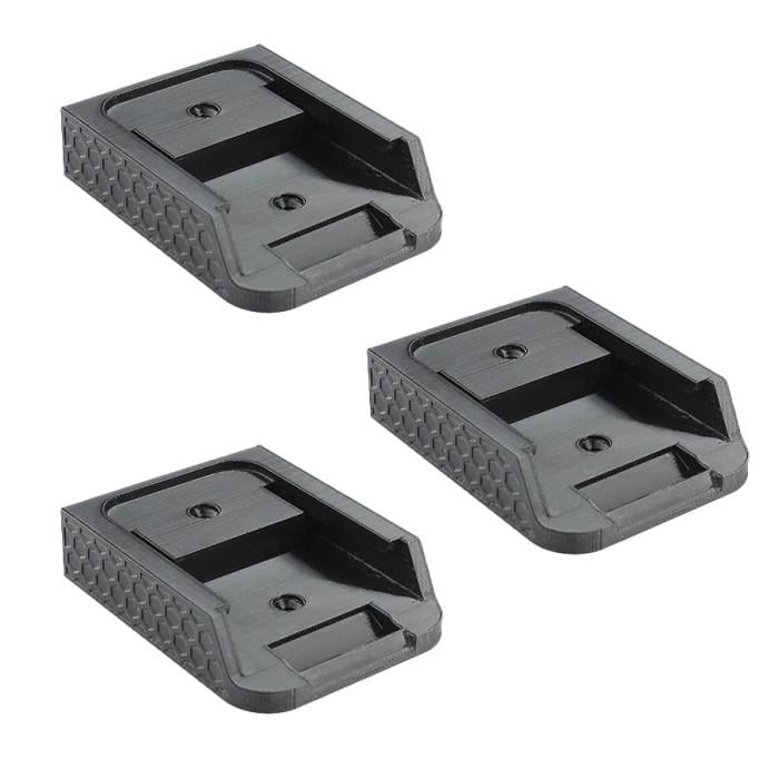 Набір тримачів аккумулятора АКБ Makita/Procraft/Stromo/Revolt/Grand 18V настійнний/стельовий 3 шт. (11787-3)