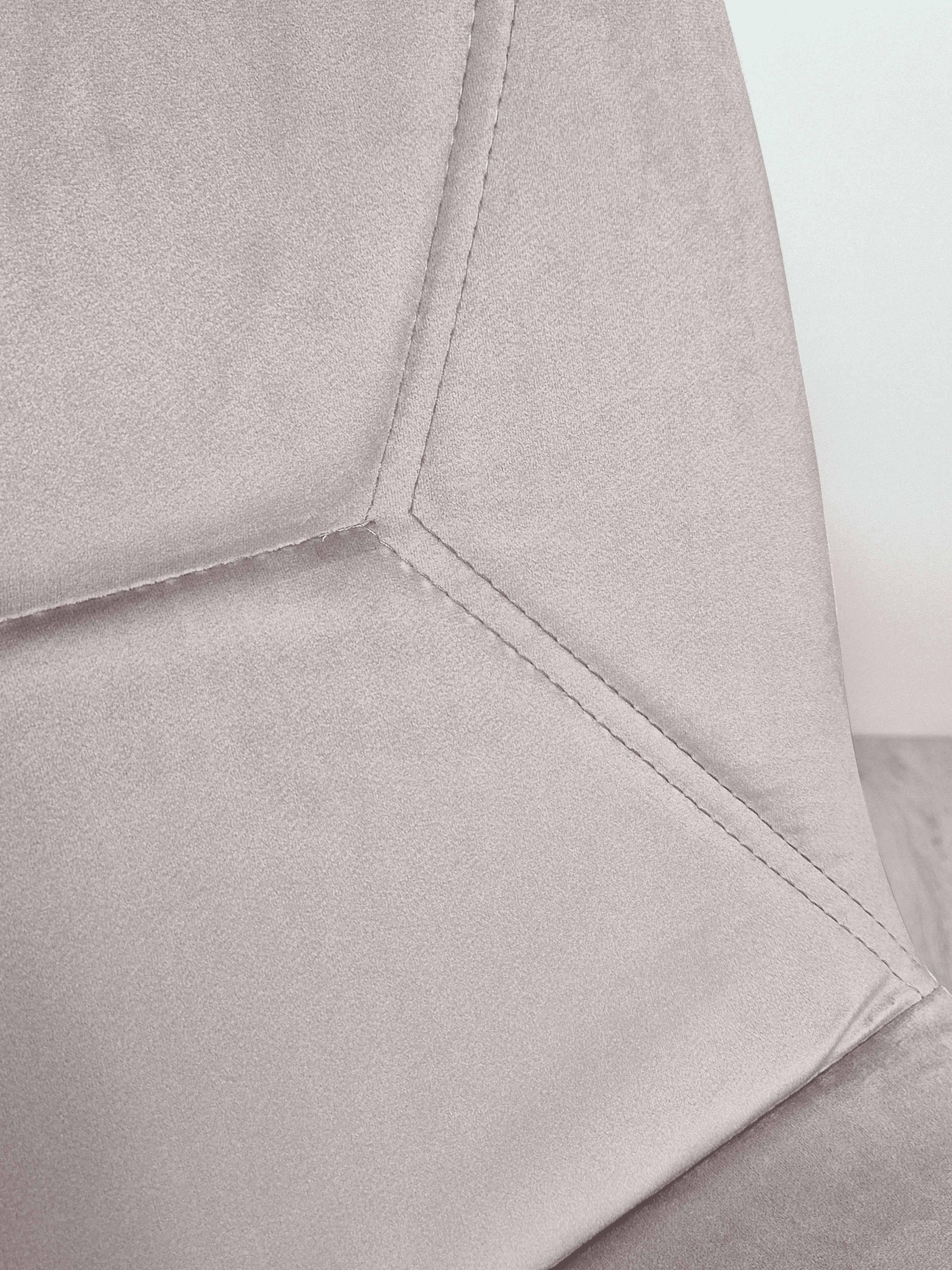 Стул кухонный Intarsio Mark велюр Черный/Светло-розовый - фото 6