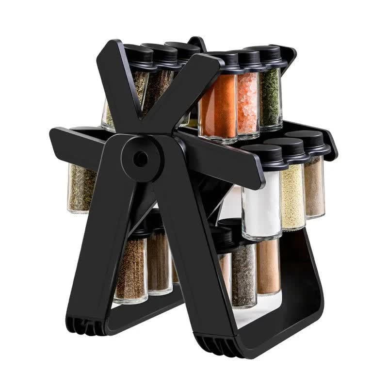 Органайзер для специй Spice Rack 18 стеклянных емкостей