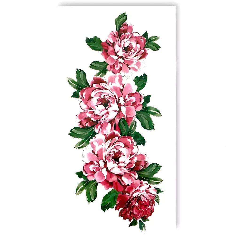 Детские тату Цветные поины (216704)