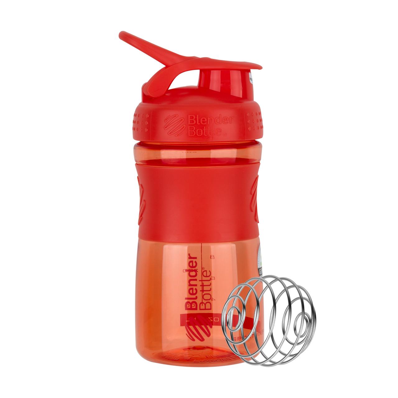 Шейкер спортивний BlenderBottle SportMixer 20 oz 590 мл Coral - фото 8