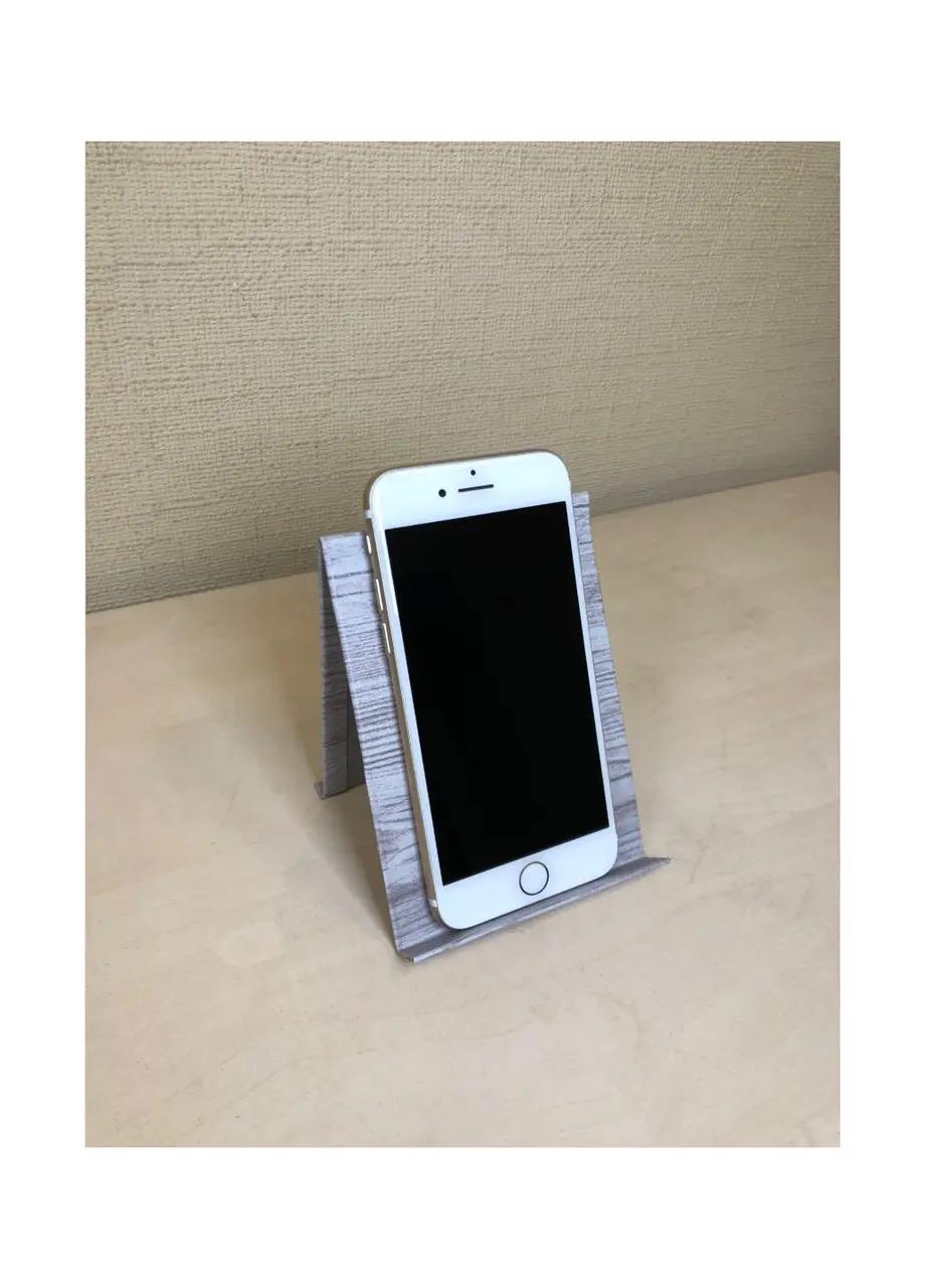 Підставка під мобільний телефон YAREMO 9х12 см Біле дерево (IL-10192) - фото 4