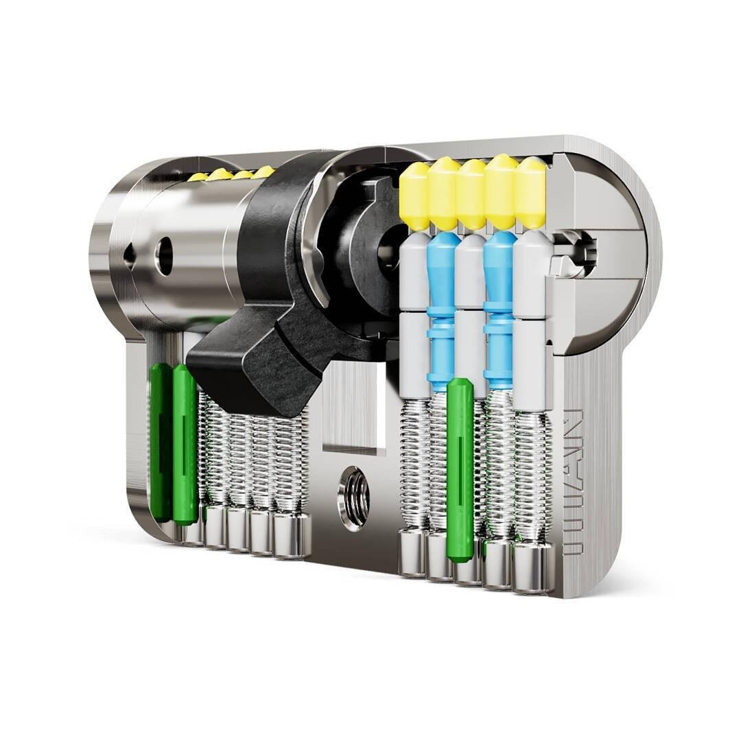 Цилиндр Titan K5 T30х55 MN E 3MS K5 тумблер/ключ 3 ключа Никель (000002917) - фото 5 Цилиндр Titan K5 T30х55 MN E 3MS K5 тумблер/ключ 3 ключа Никель (000002917) - фото 5