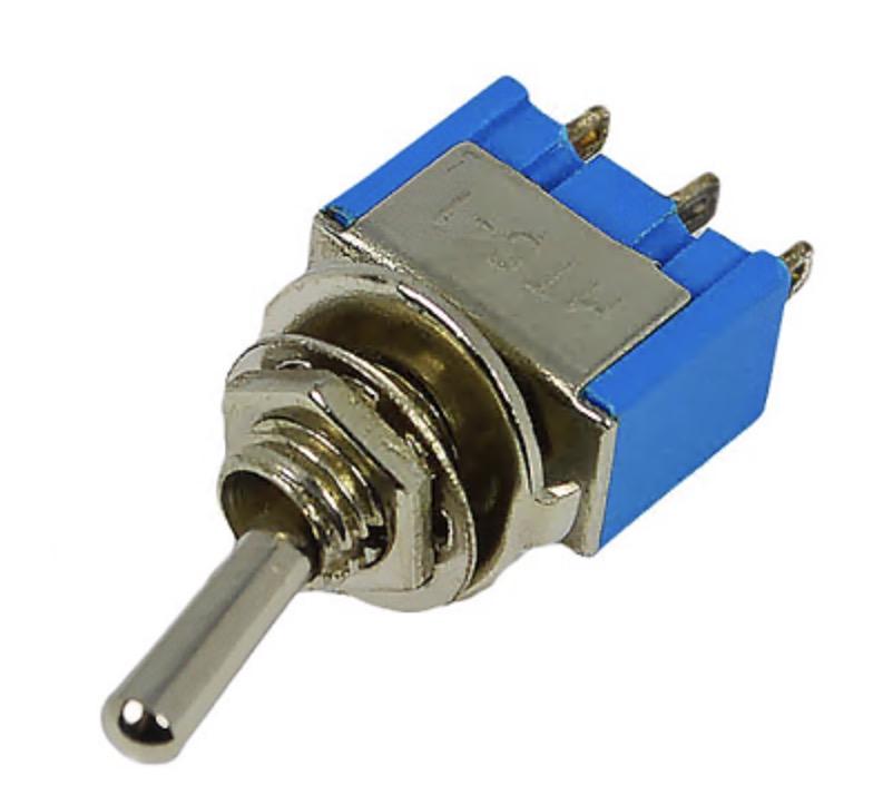 Тумблер Lemanso LSW28 3pin мал 3 положения с фиксацией ON-OFF-ON/MTS-103 (00000005937)