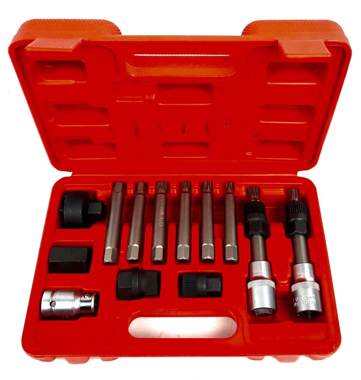 Набор инструментов для снятия шкивов генератора 13 шт LEX (LXARS13) - фото 2