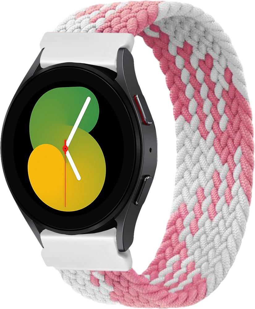 Ремінець Solo Loop Multi для Galaxy Watch 5 40 мм 145 мм Pink/White (29593-52)