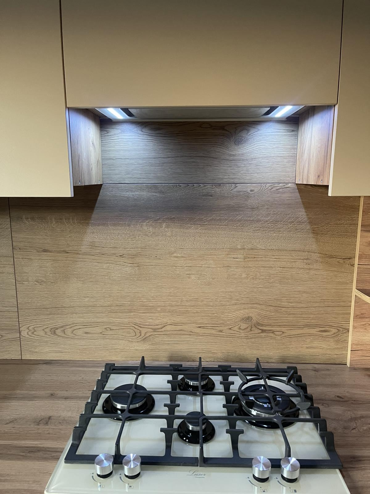 Варильна поверхня газова Luxor RG 650 Rustik Champagne SS з підставкою для Wok - фото 15