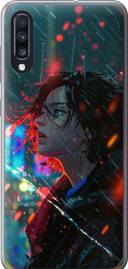 Чехол на Samsung Galaxy A70 2019 A705F Ночные огни (6096u-1675-42517)