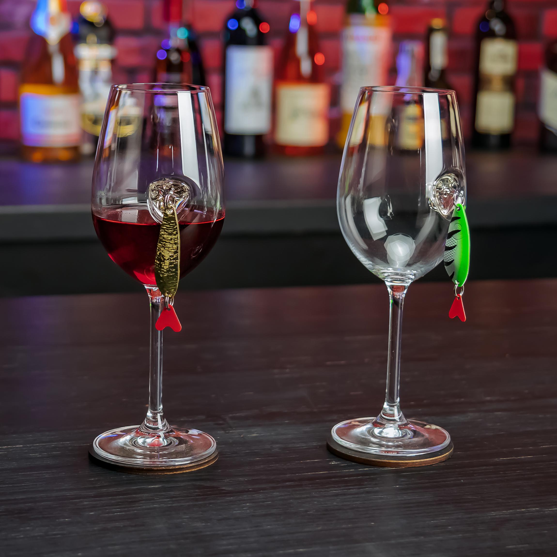 Бокал для вина VSKLO с блесной 350 мл (19483190) - фото 10 Бокал для вина VSKLO с блесной 350 мл (19483190) - фото 10