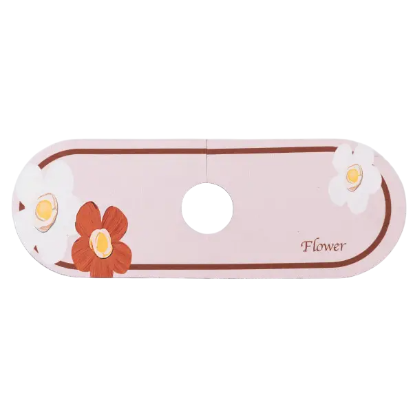 Коврик под смеситель Flower влагопоглощающий 37,5х13 см Бежевый (HP-42-12BE) Коврик под смеситель Flower влагопоглощающий 37,5х13 см Бежевый (HP-42-12BE)