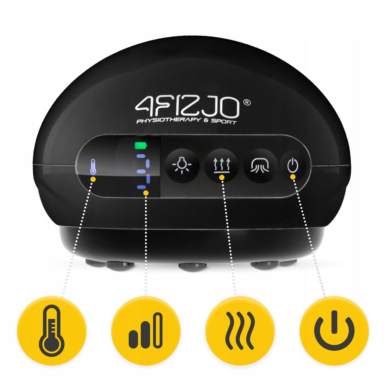 Банка вакуумна масажна 4FIZJO акумуляторна з ІЧ прогрівом Black (P-5907739318695) - фото 6 Банка вакуумна масажна 4FIZJO акумуляторна з ІЧ прогрівом Black (P-5907739318695) - фото 6