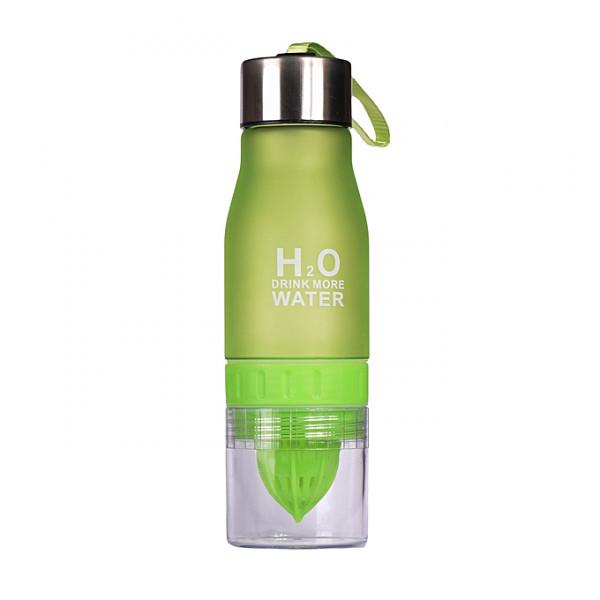 Бутылка для воды и напитков с соковыжималкой H2O Hydro Active Water Bottle Зеленый