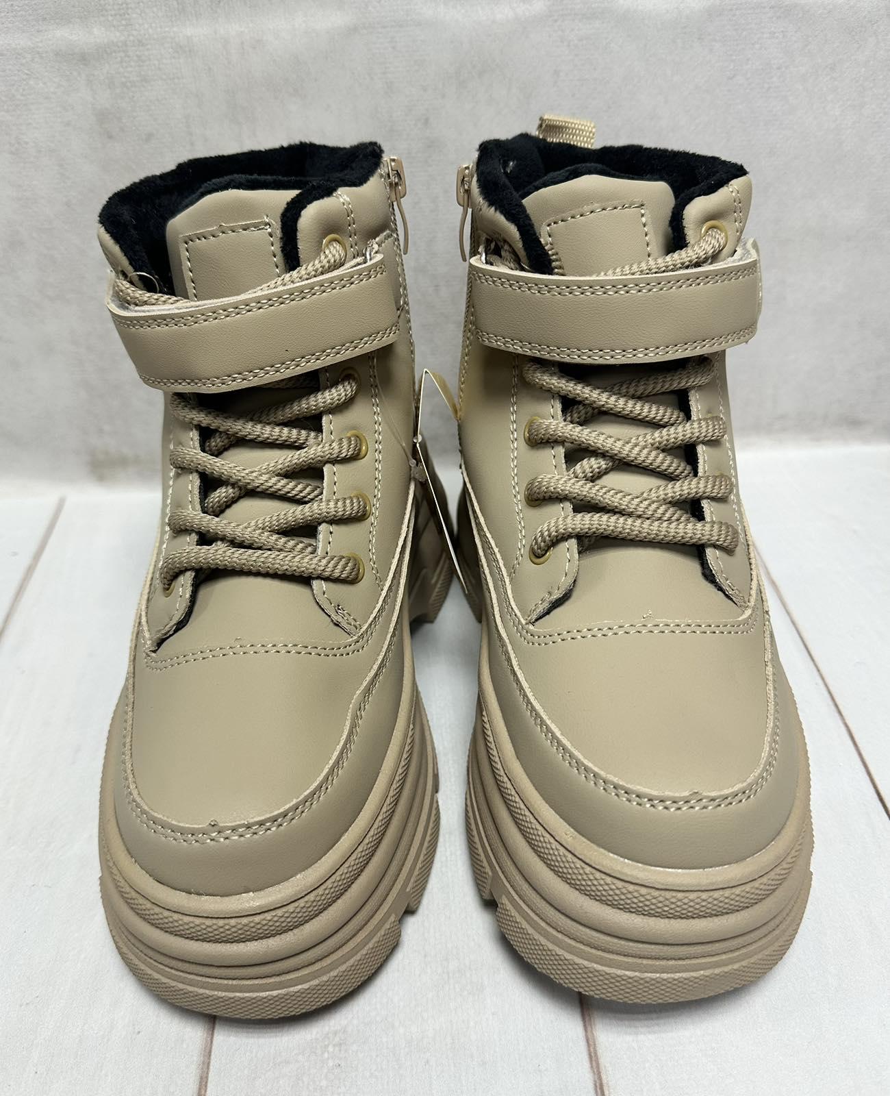 Черевики дитячі Clibee підліткові на овчині р. 32/21 см Бежевий - фото 2 Черевики дитячі Clibee підліткові на овчині р. 32/21 см Бежевий - фото 2