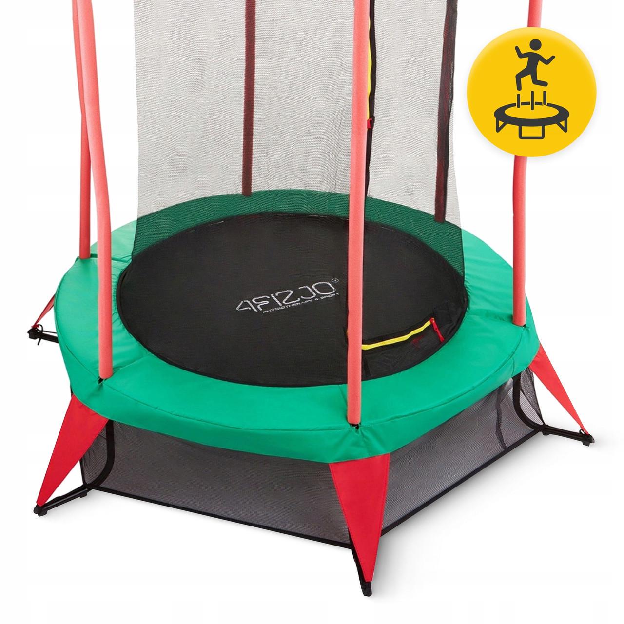 Батут детский для дома 4FIZJO Kids 140 см Green/Red (P-5907739319456) - фото 6 Батут детский для дома 4FIZJO Kids 140 см Green/Red (P-5907739319456) - фото 6